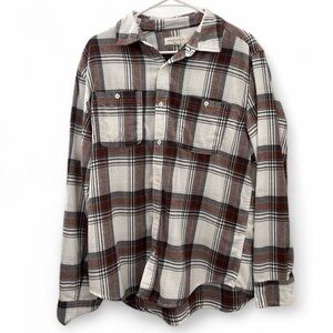 Aeropostale plaid flannel buttondown shirt size S